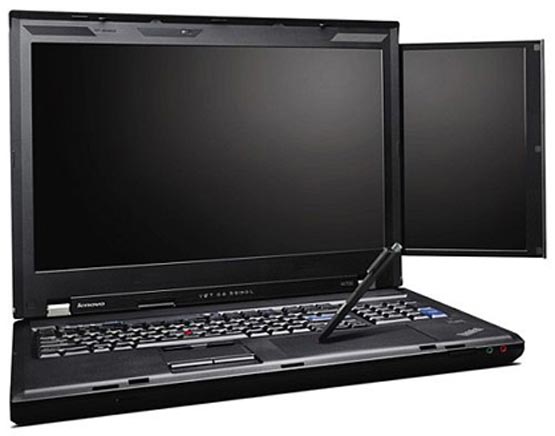 Lenovo ThinkPad W700ds - ноутбук с двумя дисплеями