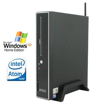 MSI Wind Nettop CS120 - новый неттоп с DVD-рекордером