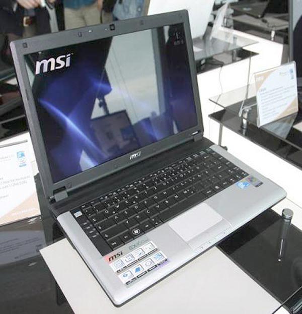 MSI EX460 - ноутбук «Е» -серии