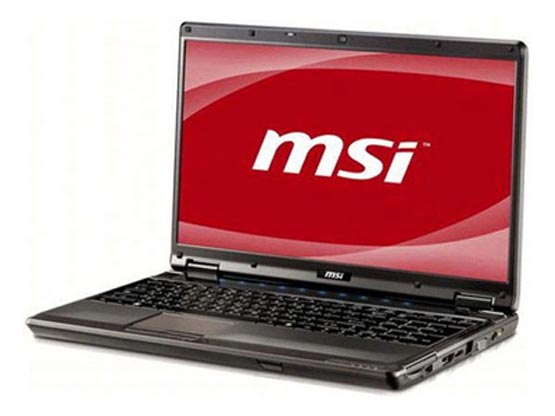 MSI GE600 - 16-дюймовый ноутбук