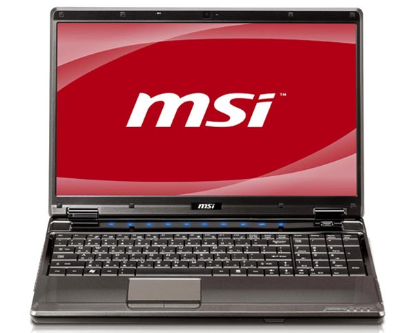 MSI GE600 - 16-дюймовый ноутбук