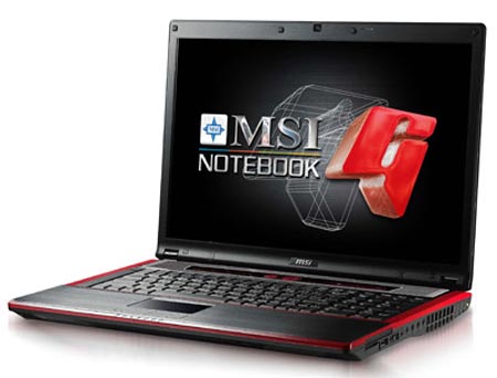 MSI GX723 - игровой ноутбук на базе GeForce GT 130M