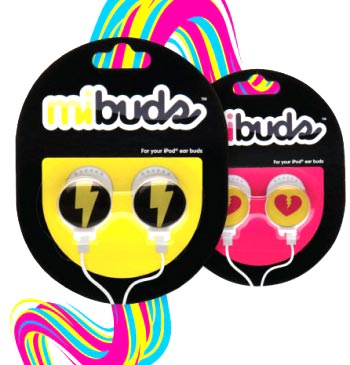 Mibuds – яркие наушники к iPod