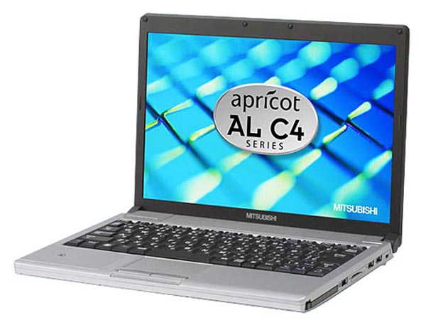 Mitsubishi Apricot AL C4 - дорогой 12-дюймовый ноутбук