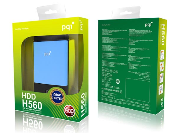 PQI H560 - 2,5-дюймовые «неубиваемые» внешние жесткие диски