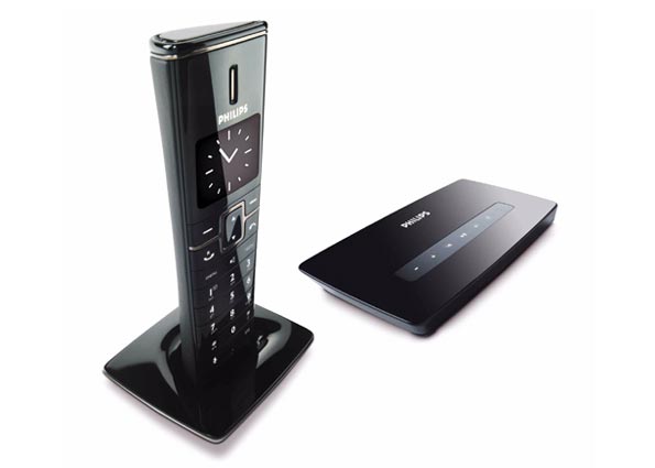 DECT-телефон, отделанный натуральной кожей Philips ID9651/