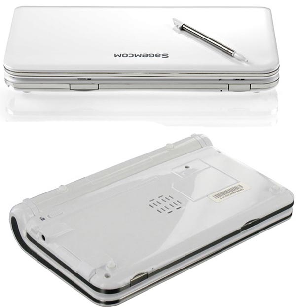 Sagemcom Spiga - довольно компактный ноутбук с сенсторым экраном на 4.8 дюймов