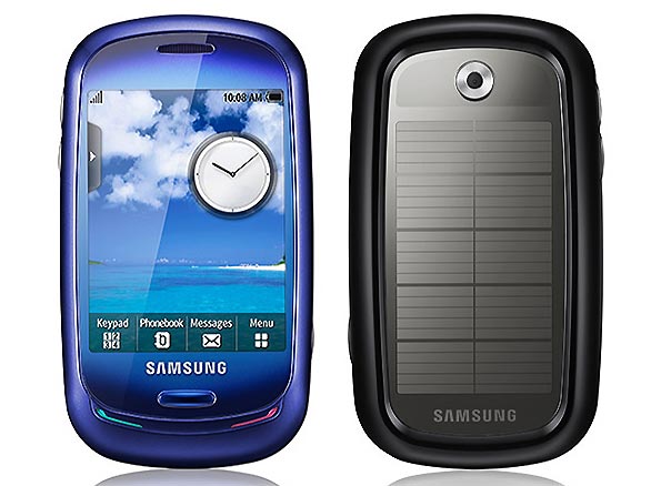 Samsung Blue Earth - «зелёные» телефоны комплектуются бумажными сим-картами.