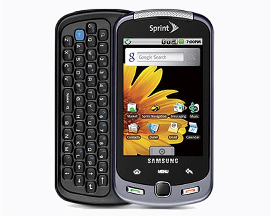 Samsung Moment - анонс «гуглофона»