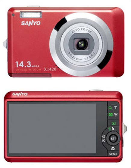 Sanyo X1420, X1220 и S122 - компактные фотокамеры для любительской съемки