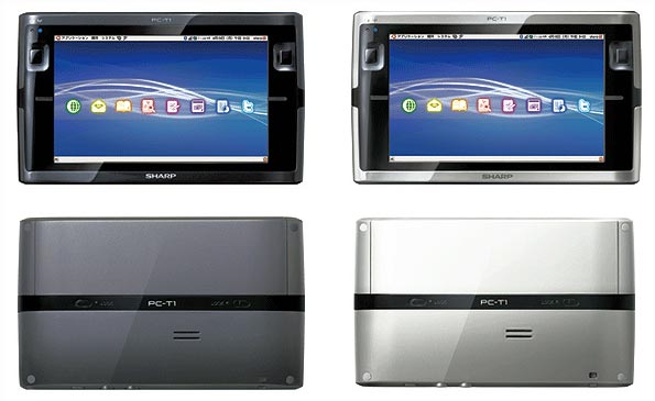 5-дюймовый планшет под управлением Ubuntu Sharp NetWalker PC-T1.