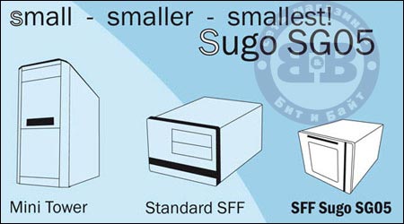 Silverstone Sugo SG05 - корпус для небольших настольных ПК