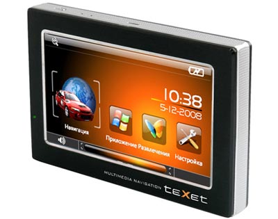 Texet TN-500 - бюджетый GPS-навигатор с широкими возможностями