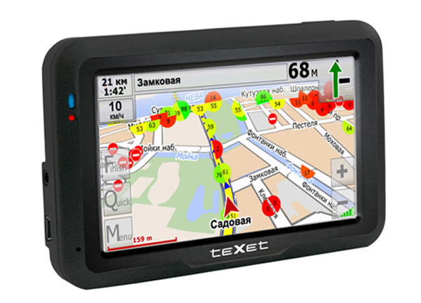Texet TN-600 Voice - GPS-навигатор и мобильный телефон