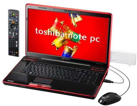 Toshiba Qosmio G60 - мощный портативный компьютер с пультом ДУ