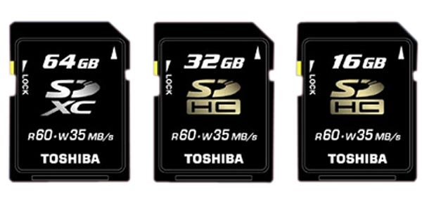 SDXC флеш-карты на 64 Гб от Toshiba
