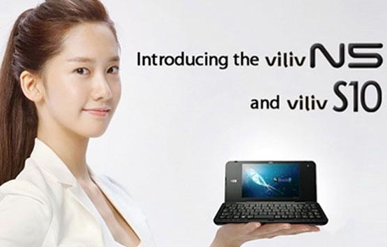Viliv N5 - микроноутбук с экраном 4.8 дюймов