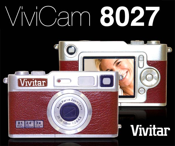 Vivitar ViviCam 8027 - «винтажный» 8,1-Мп «цифрокомпакт»