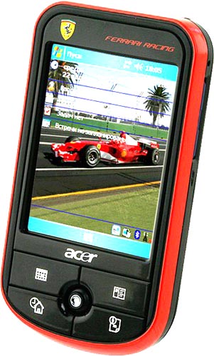 Acer Ferrari Racing - спортивный КПК с GPS
