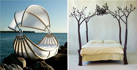10 идей интересных кроватей дизайна
