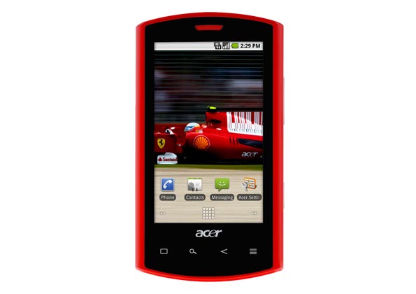 Android-смартфон Acer Liquid E Ferrari.