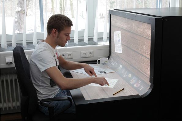 Интерактивное чудо от RWTH Aachen University - стол Bend Desk.