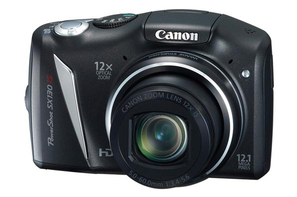 Компактный фотоаппарат с 12-кратным трансфокатором - Canon PowerShot SX130 IS.