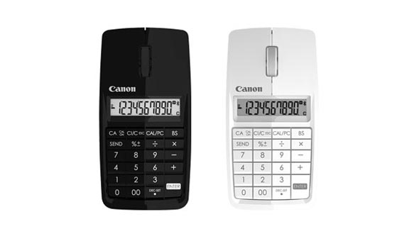 Компьютерная мышь со встроенным калькулятором - Canon X Mark I Mouse.