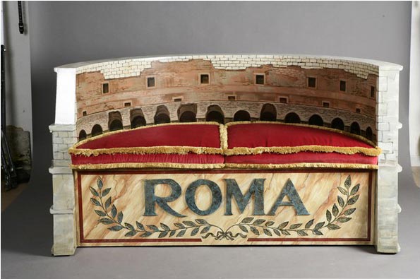 Диван-достопримечательность от Tappezzeria Rocchetti - Colosseum Sofa. 
