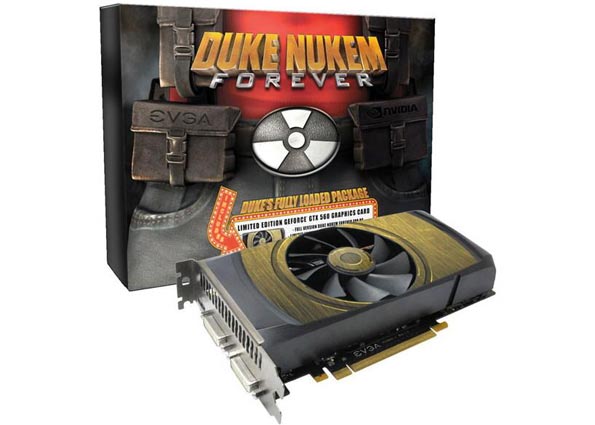 EVGA выпустила ускоритель GeForce GTX 560 для поклонников Duke Nukem.