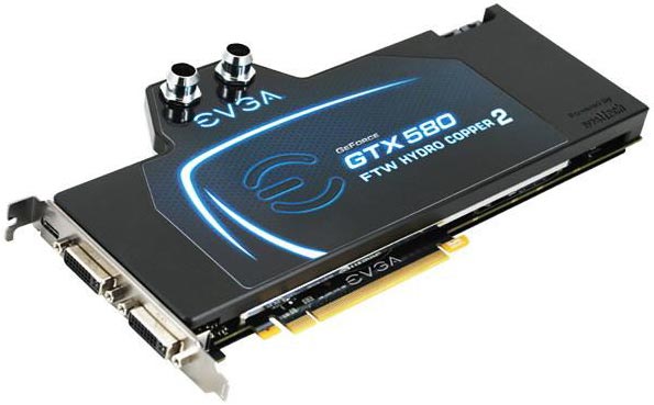 Видеоадаптер EVGA GeForce GTX 580 - видеокарта с объемом памяти 3 Гб.