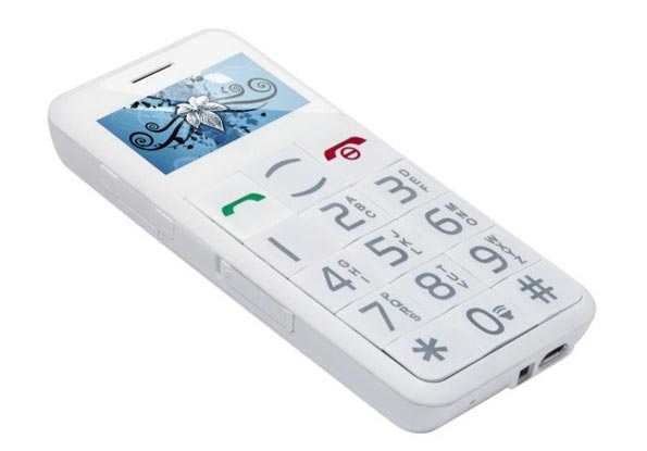 Телефон с цветным экраном для пожилых людей - Fly Ezzy 2.