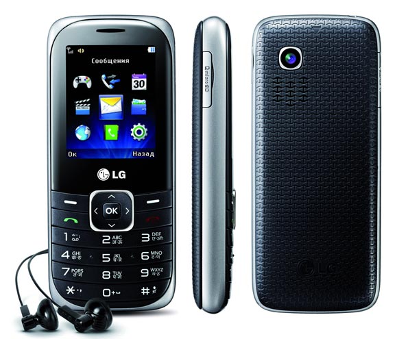 LG A160 - телефон в классическом формфакторе.