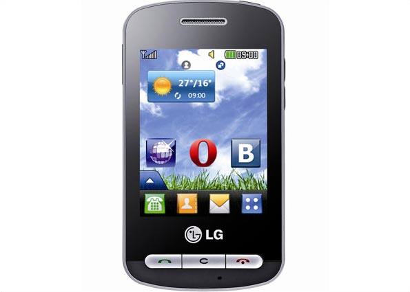 LG T315i: телефон с сенсорным дисплеем и Wi-Fi.