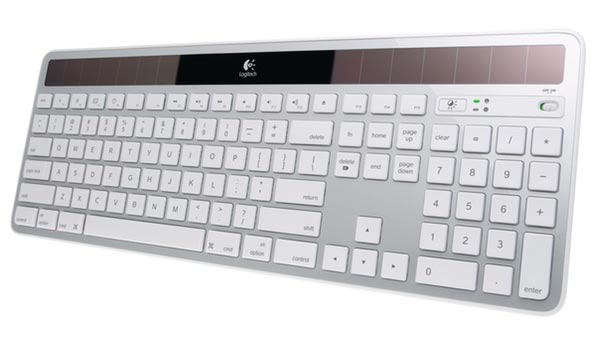 Logitech Wireless Solar Keyboard K750: «солнечная» клавиатура для компьютеров Apple.