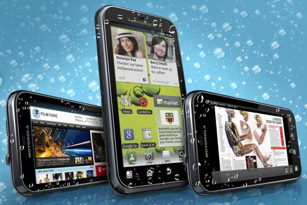 Motorola Defy+ - смартфон выполнен в пылевлагозащищённом корпусе.