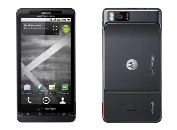 Смартфон Motorola Droid X 27 мая получит ОС Android 2.3.