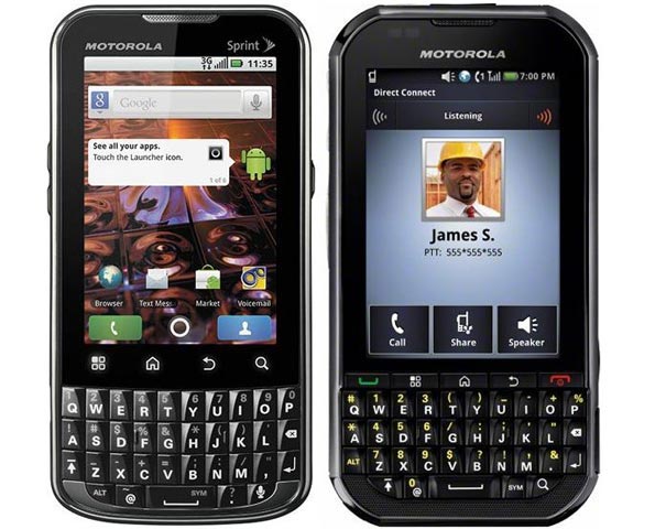 Motorola XPRT и Titanium: смартфоны бизнес-класса на платформе Android.