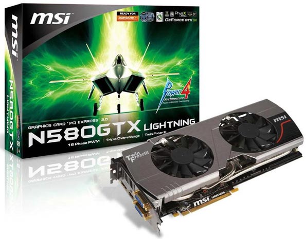 MSI N580GTX и R6970 Lightning: новые видеокарты для игровых ПК.