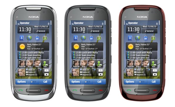 Nokia C7-00 - смартфон оснащён чипом NFC.