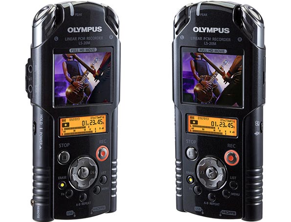 Olympus LS-20M: гибрид диктофона и карманной HD-видеокамеры.