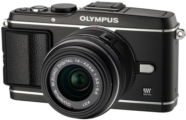 Olympus выпускает три фотокамеры PEN-серии со сменной оптикой.