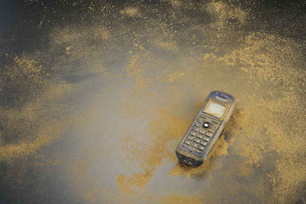 DECT-телефон в пылевлагозащищённом корпусе - Panasonic KX-TCA364CE.