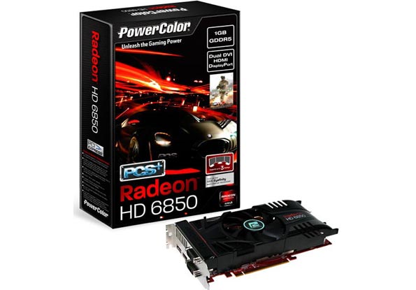 Видеоадаптер нереференсного дизайна - PowerColor PCS+ HD6850.