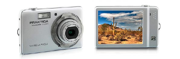 Тонкая фотокамера с сенсорным дисплеем - Praktica Luxmedia 12-Z4TS.