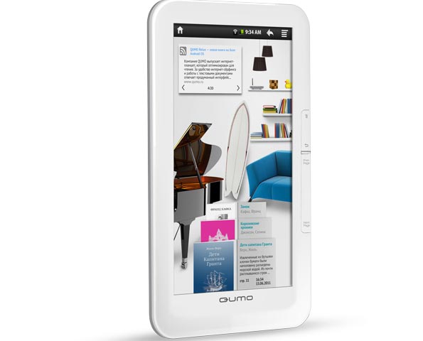 Qumo Relax: ридер с цветным дисплеем на платформе Android.