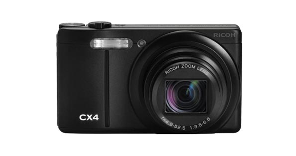 Фотокамера с 10,7-кратным оптическим трансфокатором - Ricoh CX4.