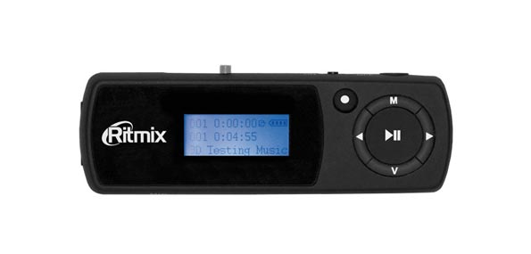 Карманный плеер с выдвижным USB-штекером - Ritmix RF-3310.