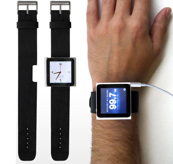 iPod nano шестого поколения превращён в наручные часы/