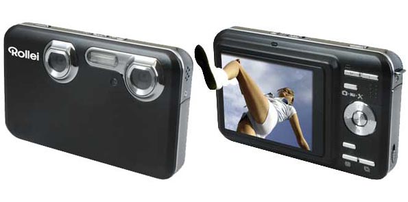 Фотокамера с поддержкой стереоскопической съёмки - Rollei PowerFlex 3D.